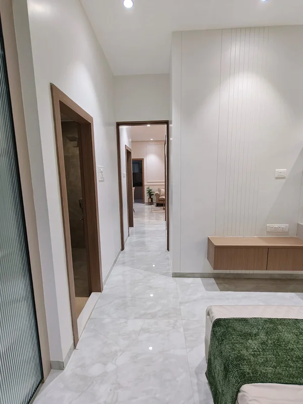 The passage in the show home at Provident Palm Vista